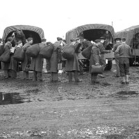 Ft. Lewis, Draftees Arrive 8