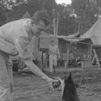 Bob Casey with Dog 1