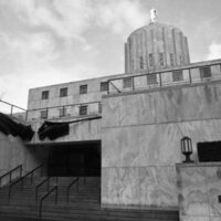1984 Morandi Sculpture on Salem State Building 02