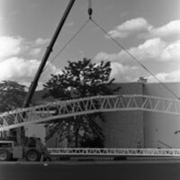 1988 Campus, Tennis Courts Construction 09