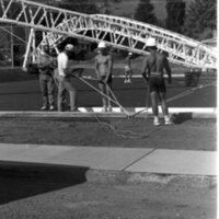 1988 Campus, Tennis Courts Construction 24