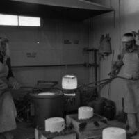 1977 Sculpture Class, Casting 15