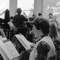 1975 Choir, Christmas Concert Practice 07