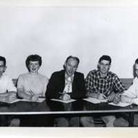 1954-55 Officers, Student Body