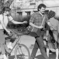 1986 Students, Outdoors in March 25
