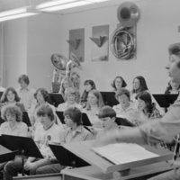1975 Choir, Christmas Concert Practice 01