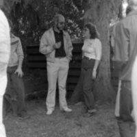 1983 Student Reception at President Dave Gilbert's House 04