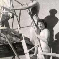 1953-54 Swim, Diving Platform