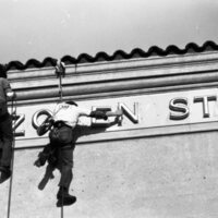 1976 Outdoor Program Rappelling, Changing Signs 10
