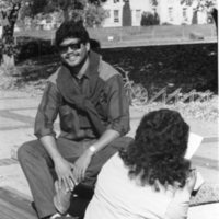 1985 Students, October Outdoor Candid Shots 01
