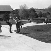 1985 Students, April Outdoor Candid Shots 23