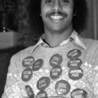 1984 Student with Eastern Pride Button 01