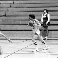 1983 Men's Basketball, EOSC vs. Idaho State, Action 03