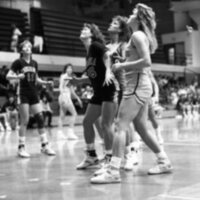 1988 Women's Basketball Action, Concordia at EOSC 07