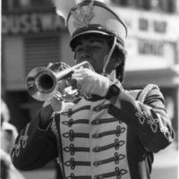 1986 Octoberfest Parade, High School Marching Band 01