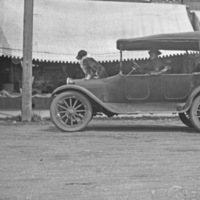 Automobile, Dog Gets Ride