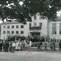 1954 Pierce Library Commencement 4