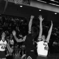1984 Women's Basketball Action, EOSC vs. Whitman 17