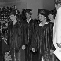 1984 Graduation, Graduates Walk 02