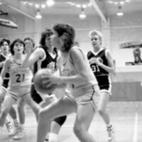 1988 Women's Basketball Action, Oregon Tech at EOSC 07