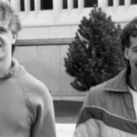1986 Students, Outdoors in April 05