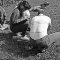 1987 Science, Biology Students in April 14