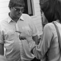 1984 School Begins, Faculty &amp; Staff Reception at President Gilbert's House 18