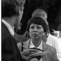 1989 Students &amp; Employees, Reception at President's House 08