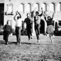 1986 Students, Outdoors in March 04