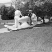 1986 Students, Outdoors in May 10