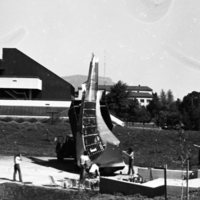 1981 Sculpture, Amphitheater Install 31