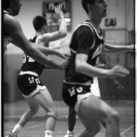 1991 Men's Basketball Action, Willamette University at EOSC 05