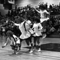 1982 High school Wapiti League Basketball Tournament, Elgin Cheerleaders 04