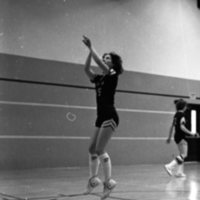 1981 Women's Basketball Action, Practice 07