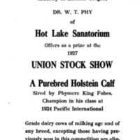 Union Stock Show Ad 29
