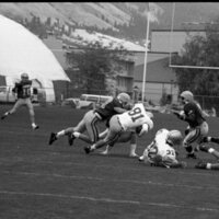 1991 Football Action, Western Oregon University at EOSC 34