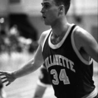 1991 Men's Basketball Action, Willamette University at EOSC 06