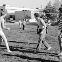 1981 Dorm Play Day &amp; Steak Fry, Water Balloons 06