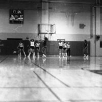 1981 Women's Basketball Action, January Home Game 04