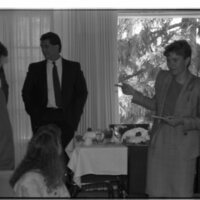 1989 President David Gilbert's House Dinner 05