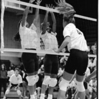 1991 Volleyball Action, Lewis &amp; Clark at EOSC 13