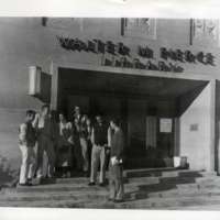 1954-55 Pierce Library Entrance 1