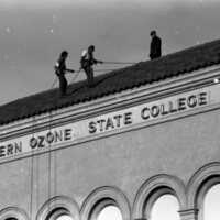 1976 Outdoor Program Rappelling, Changing Signs 06