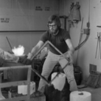 1977 Sculpture Class, Casting 04