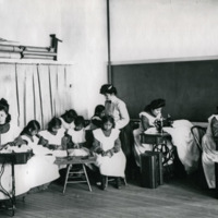 Umatilla Indian School, Sewing