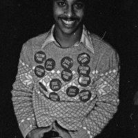 1984 Student with Eastern Pride Button 02