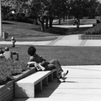 1985 Students, May Outdoor Candid Shots 06