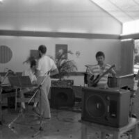 1988 Loso Hall, Groundbreaking Ceremony, Reception Band 03