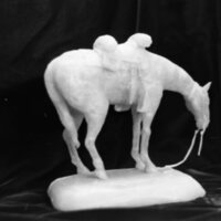 1978 Sculpture, Saddled Horse 06