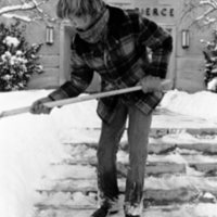 1974 Student, Shoveling Snow 01